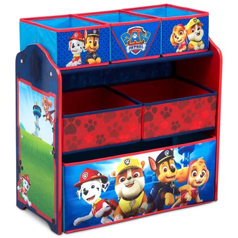 paw patrol toy storage